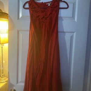 Knox Rose Crimson Lace Midi Dress